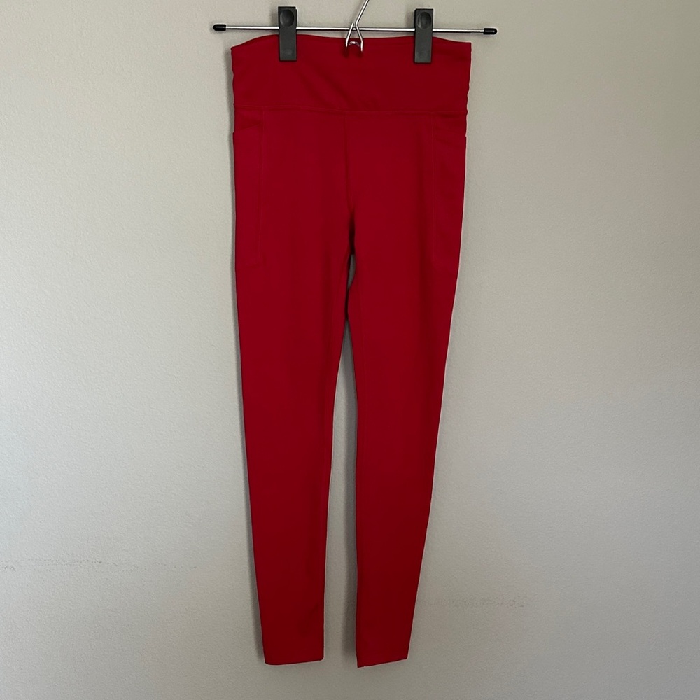 Athleta Girl Red Kids Leggings